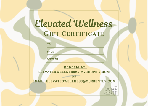 Elevated Wellness gift card